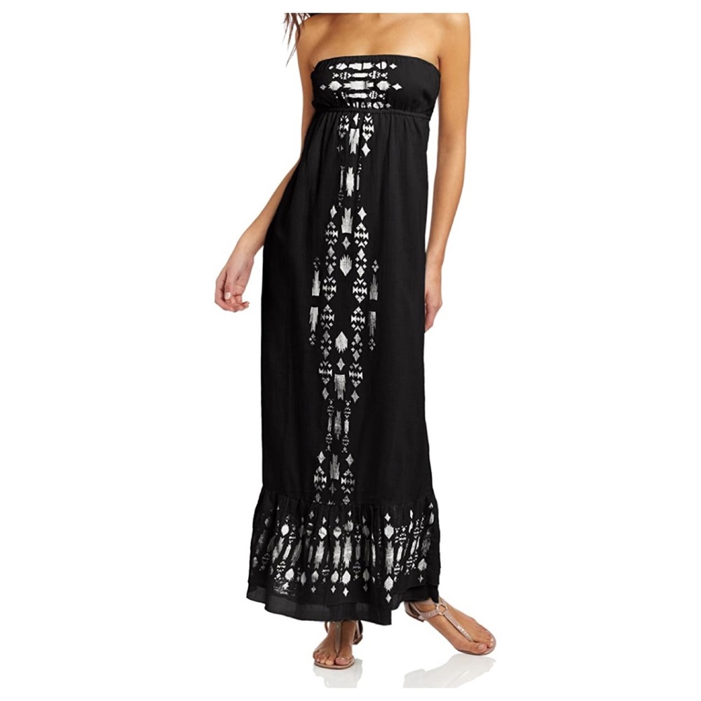 NWT Rip Curl Strapless Maxi Dress S